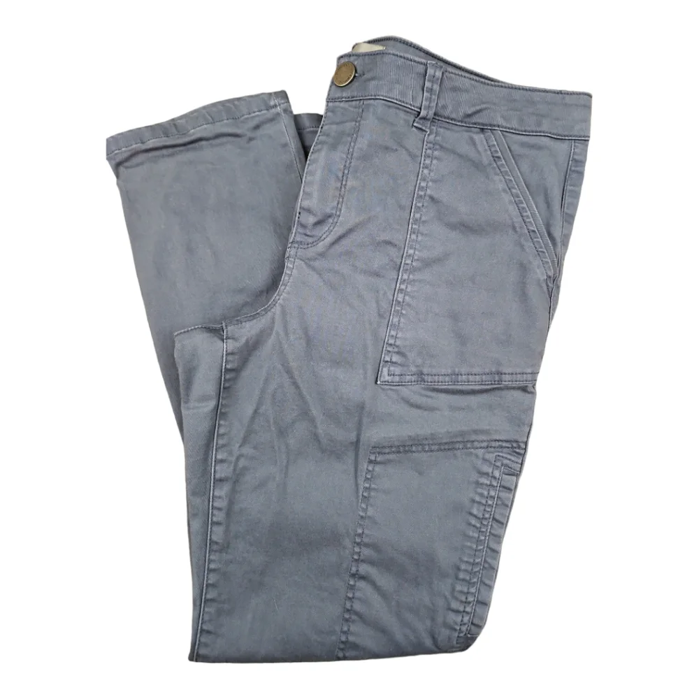 Wit & Wisdom Gray Slim Fit Cargo Pants Size 14 - Picture 2 of 6